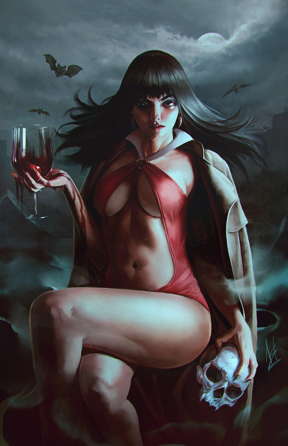 VAMPIRELLA vs SUPERPOWERS #1 Anna Marcano Exclusive! (Ltd to Only 500)