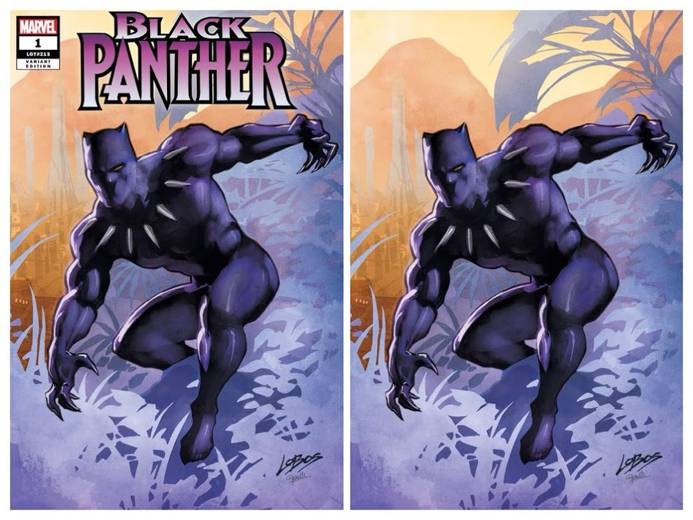 BLACK PANTHER #1 Lobos Exclusive (Ltd to Only 800 Sets with COA) ***1st App of BEISA!!***