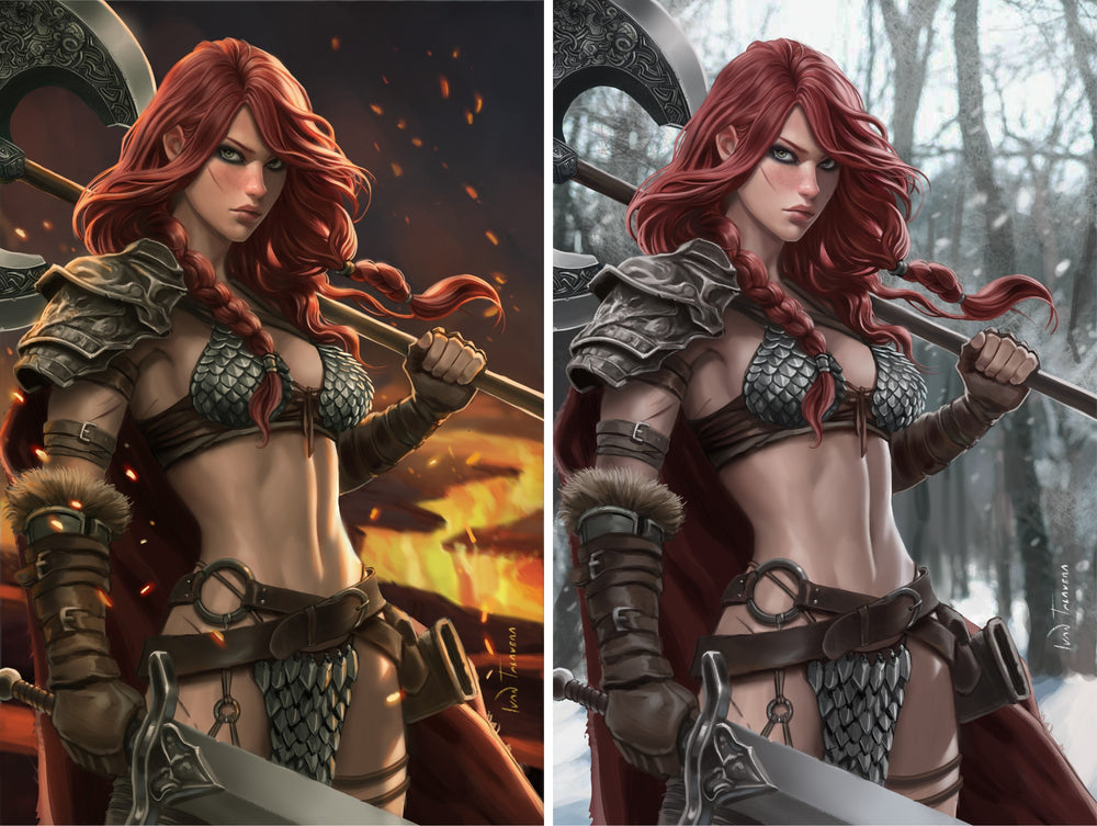 RED SONJA #1 Ivan Talavera Exclusive Sets! (Ltd to ONLY 400 Sets with COA)