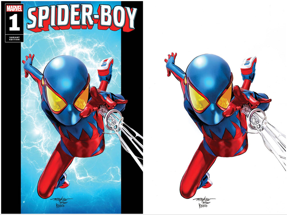 Pre-Order: SPIDER-BOY #1 Mike Mayhew (Homage to Kaare Andrews) Exclusive! (LTD to ONLY 700 Sets) 11/30/23