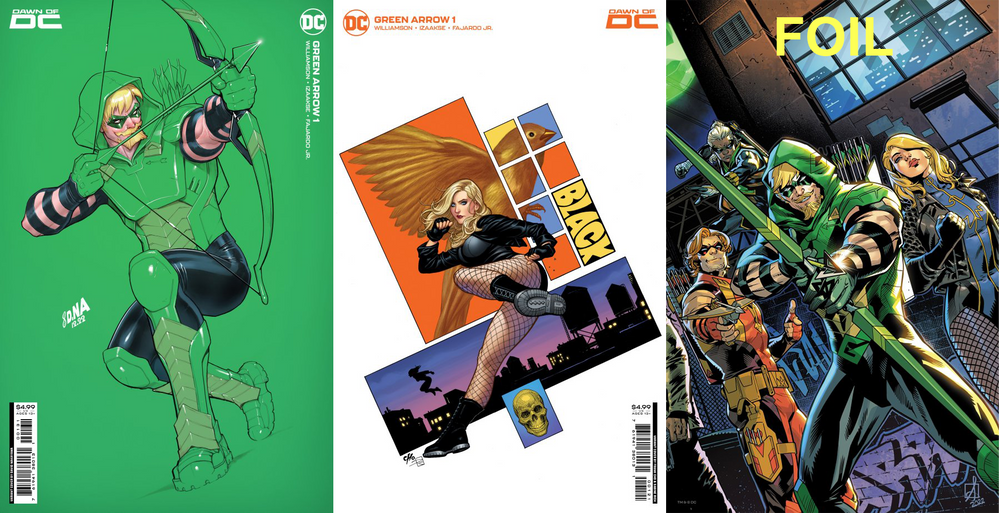 Green Arrow #1 - 3 Cover Set (B,C,G)