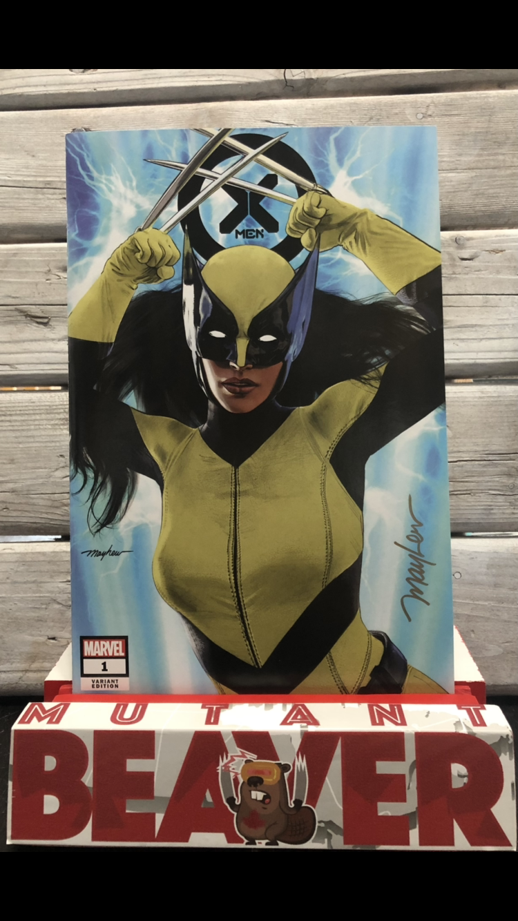X-MEN #1 Mike Mayhew SIGNED TRADE DRESSS EXCLUSIVE