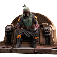 SW PREMIER COLLECTION MANDALORIAN BOBA FETT ON THRONE STATUE DIAMOND SELECT TOYS! (Limited to ONLY 1000 Copies)