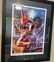 
              DAREDEVIL & SPIDER-MAN by Felipe Massafera LIMITED EDITION Print #130 of ONLY 375 Made! signed by Massaferra!
            