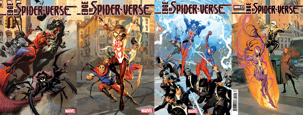 Edge of Spider-Verse #1-4 Connecting Cover Set