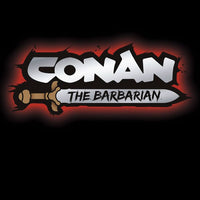 Conan the Barbarian #1 - 3rd Printing Dan Panosian B&W Virgin Foil Logo Variant