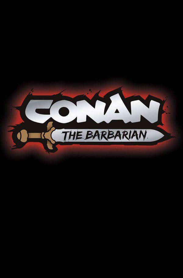 Conan the Barbarian #1 - 3rd Printing Dan Panosian B&W Virgin Foil Logo Variant