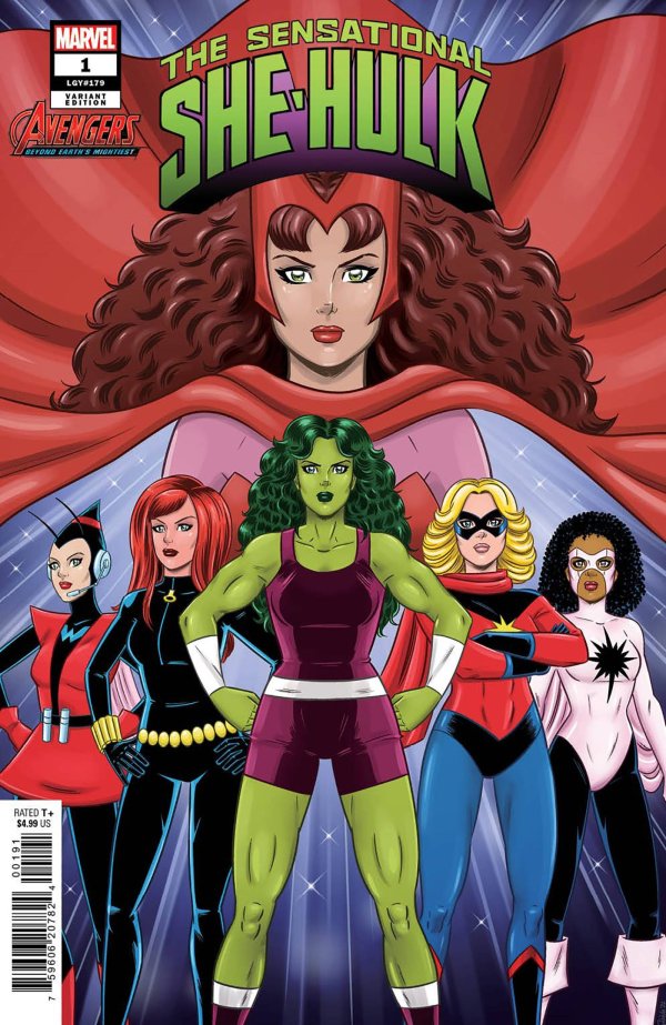The Sensational She-Hulk #1 - Lagace Avengers 60th Anniversary Variant