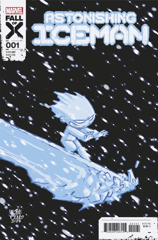 Astonishing Iceman #1 - Skottie Young Variant