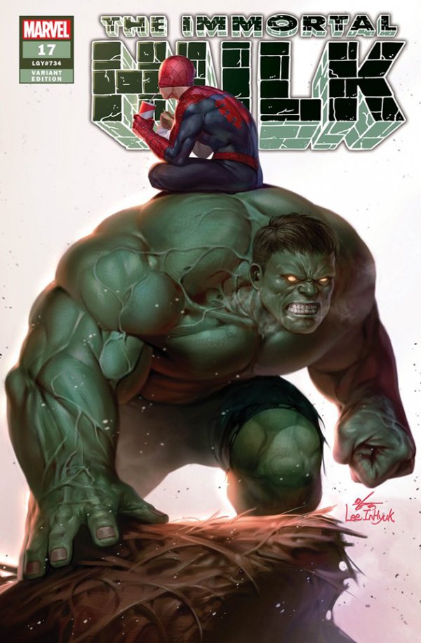 The Immortal Hulk #17 - The Comic Mint Inhyuk Lee Trade Dress