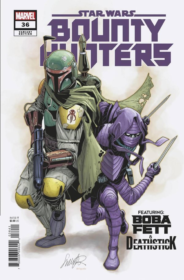 Star Wars: Bounty Hunters #36 - Larroca Boba Fett & Death Stick Variant