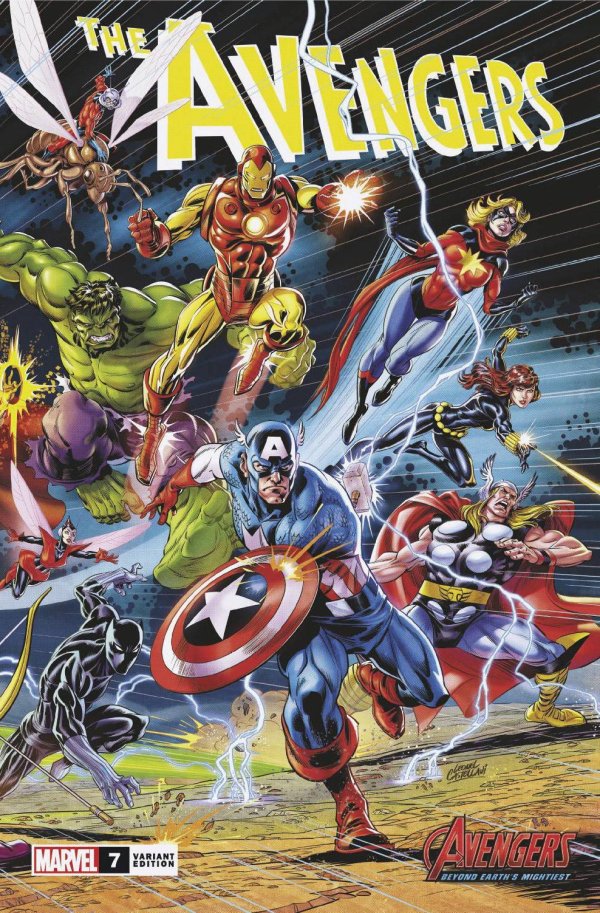 The Avengers #7 - Leonel Castellani Avengers 60th Anniversary Wraparound Variant