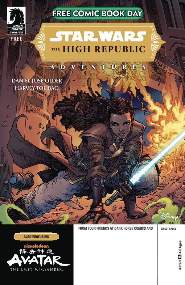 Free Comic Book Day 2023: Star Wars: The High Republic Adventures & Avatar: The Last Airbender #1 - Cover A