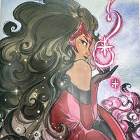 SCARLET WITCH ANNUAL #1 Peach Momoko MARVEL Booth Exclusive! (Ltd to 2500 Copies with COA) Sealed in Polybag!