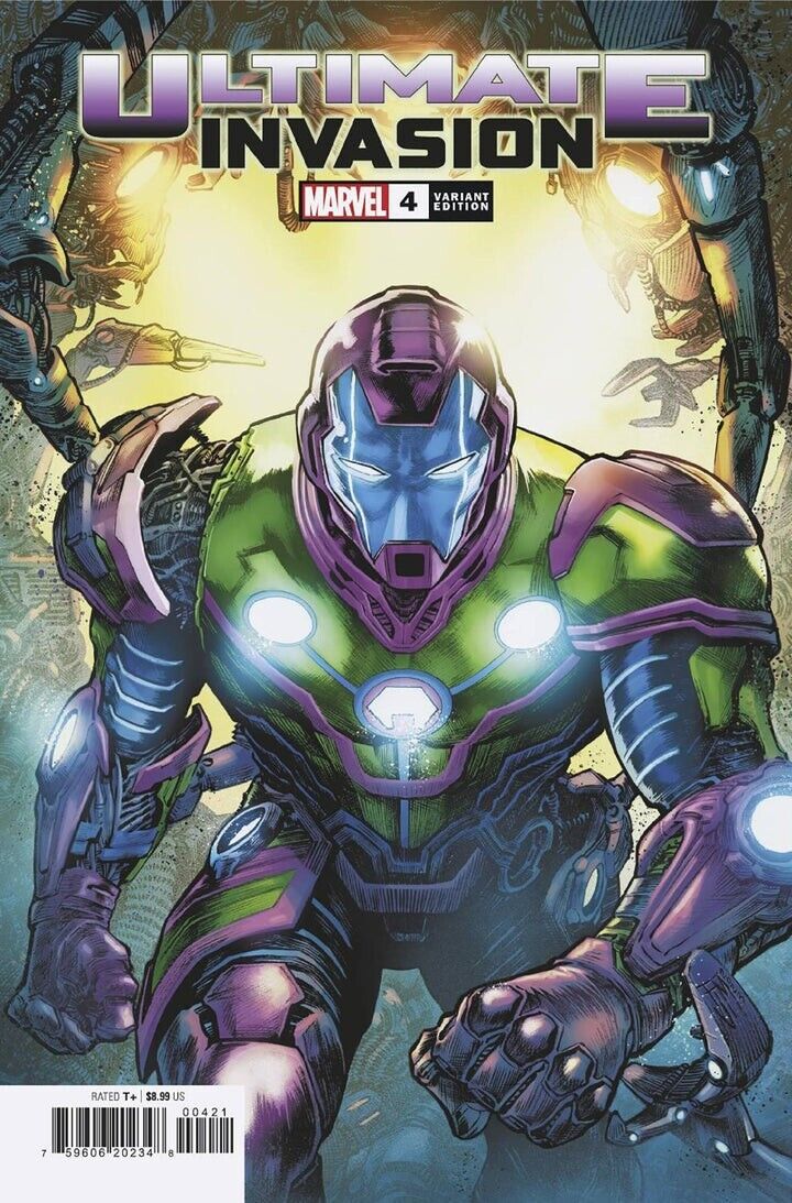 Ultimate Invasion #4 Manapul Variant (1st Full Ultimate Tony Stark as Kang!)