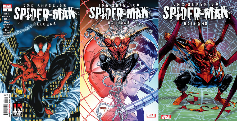 The Superior Spider-Man Returns #1 - 3 Cover Set