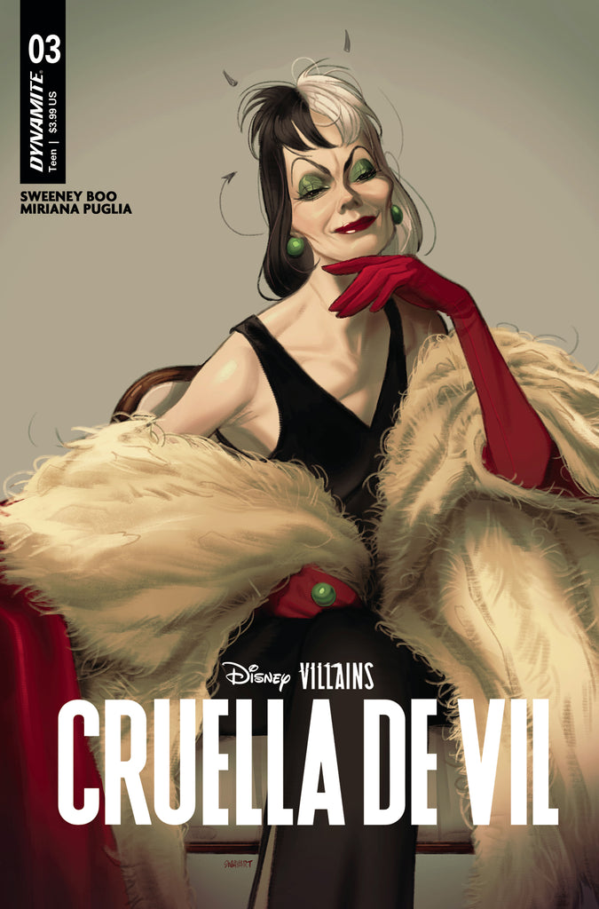 disney villains cruella de vil #1 cvr a boo