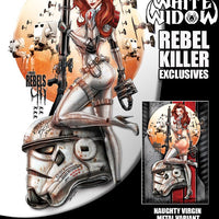 Pre-Order: 2020 WHITE WIDOW #2 REBEL KILLER! ***Available in TRADE DRESS and VIRGIN METAL formats*** - Mutant Beaver Comics