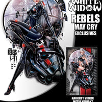 Pre-Order: 2020 WHITE WIDOW #2 REBEL MAY CRY! ***Available in TRADE DRESS and VIRGIN METAL formats*** - Mutant Beaver Comics