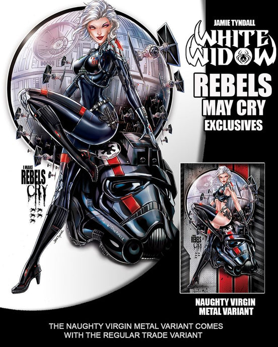 Pre-Order: 2020 WHITE WIDOW #2 REBEL MAY CRY! ***Available in TRADE DRESS and VIRGIN METAL formats*** - Mutant Beaver Comics