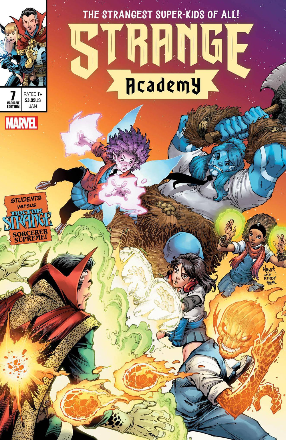 Pre-Order: STRANGE ACADEMY #7 TODD NAUCK EXCLUSIVE! 02/25/21 - Mutant Beaver Comics