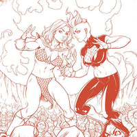 RED SONJA AGE OF CHAOS #1 1:15 GARZA B&W TINT RATIO VARIANT - Mutant Beaver Comics