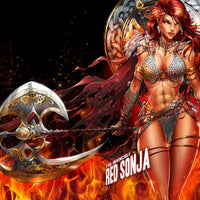 INVINCIBLE RED SONJA #3 Jamie Tyndall Wrap-Around Exclusive!