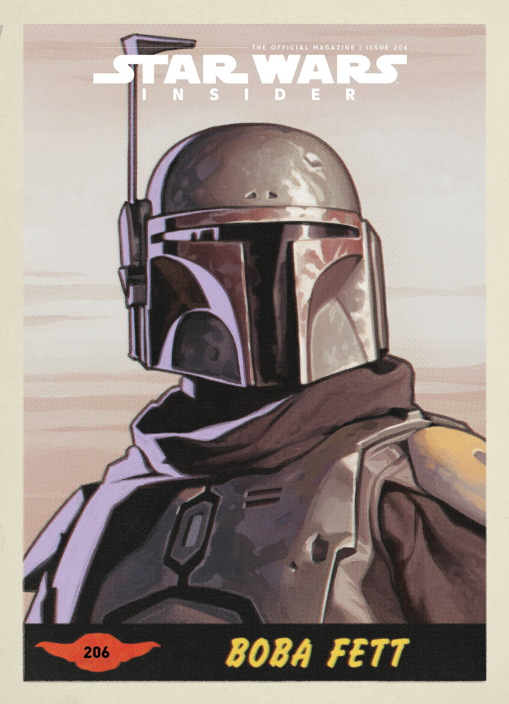 STAR WARS Insider #206 FOIL Trading Card Exclusive Magazine featuring BOBA FETT! (Ltd to ONLY 600)