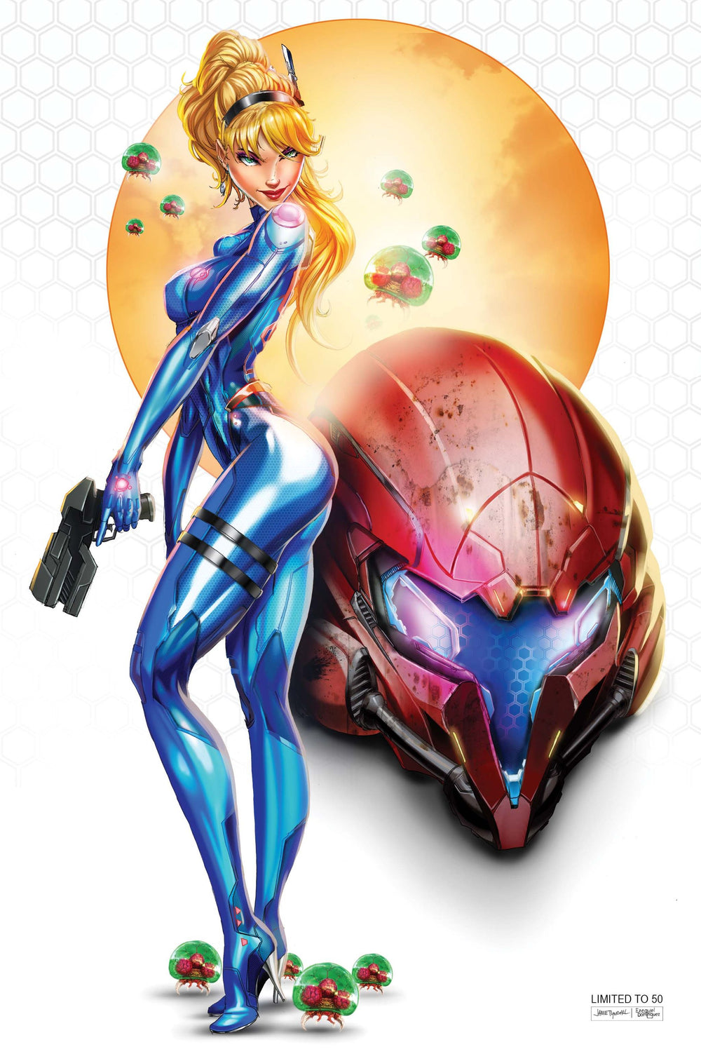 METROID Jamie Tyndall Cosplay Samus Exclusive! (Ltd to ONLY 50)