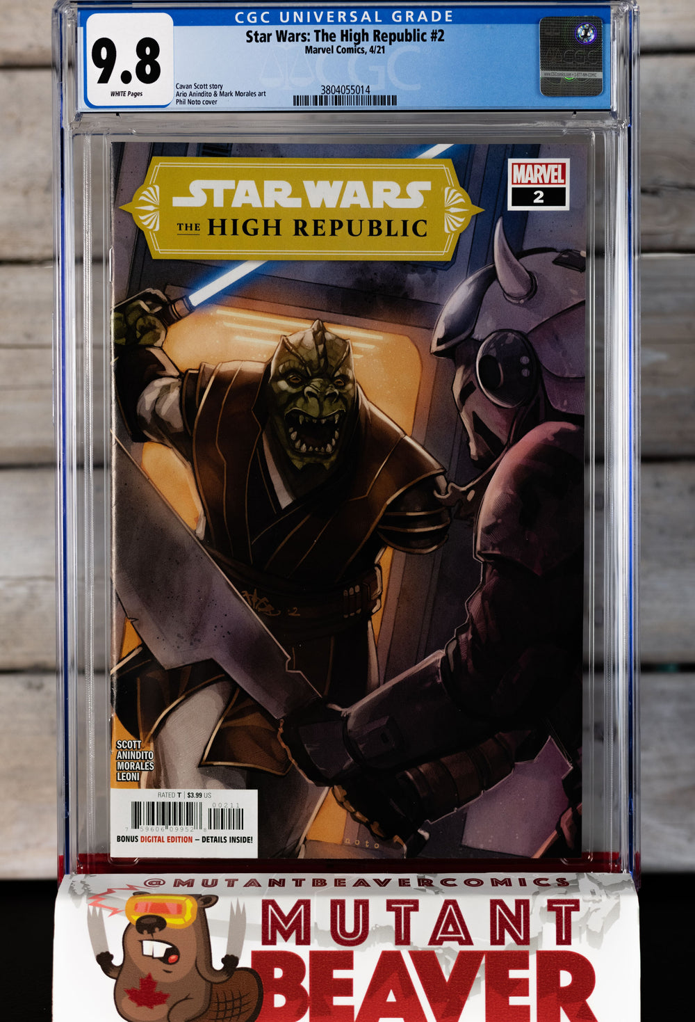 CGC 9.8 STAR WARS: THE HIGH REPUBLIC #2 Phil Noto TRADE DRESS EXCLUSIVE