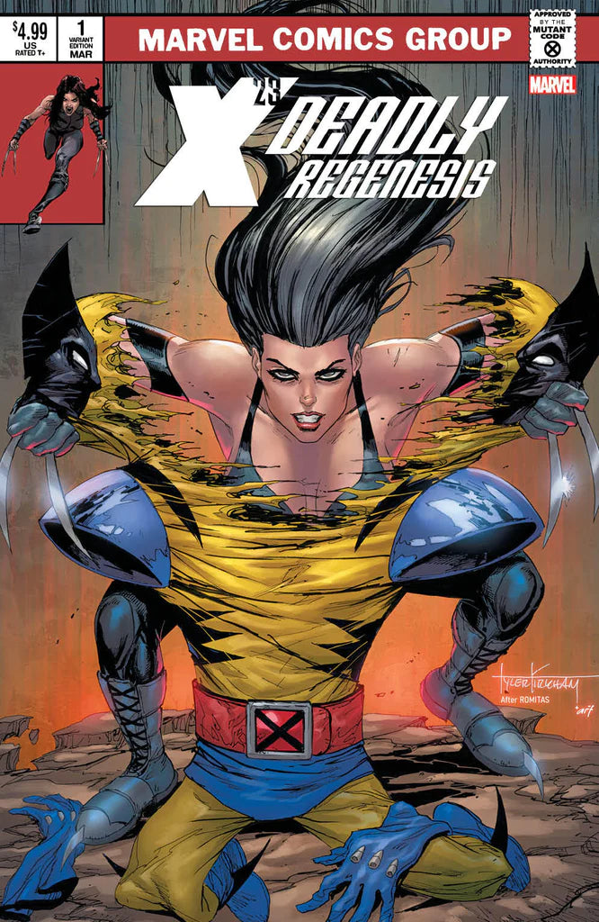 X-23 DEADLY REGENESIS #1 Tyler Kirkham Exclusive! (1500 Trade & Only 600 Sets)