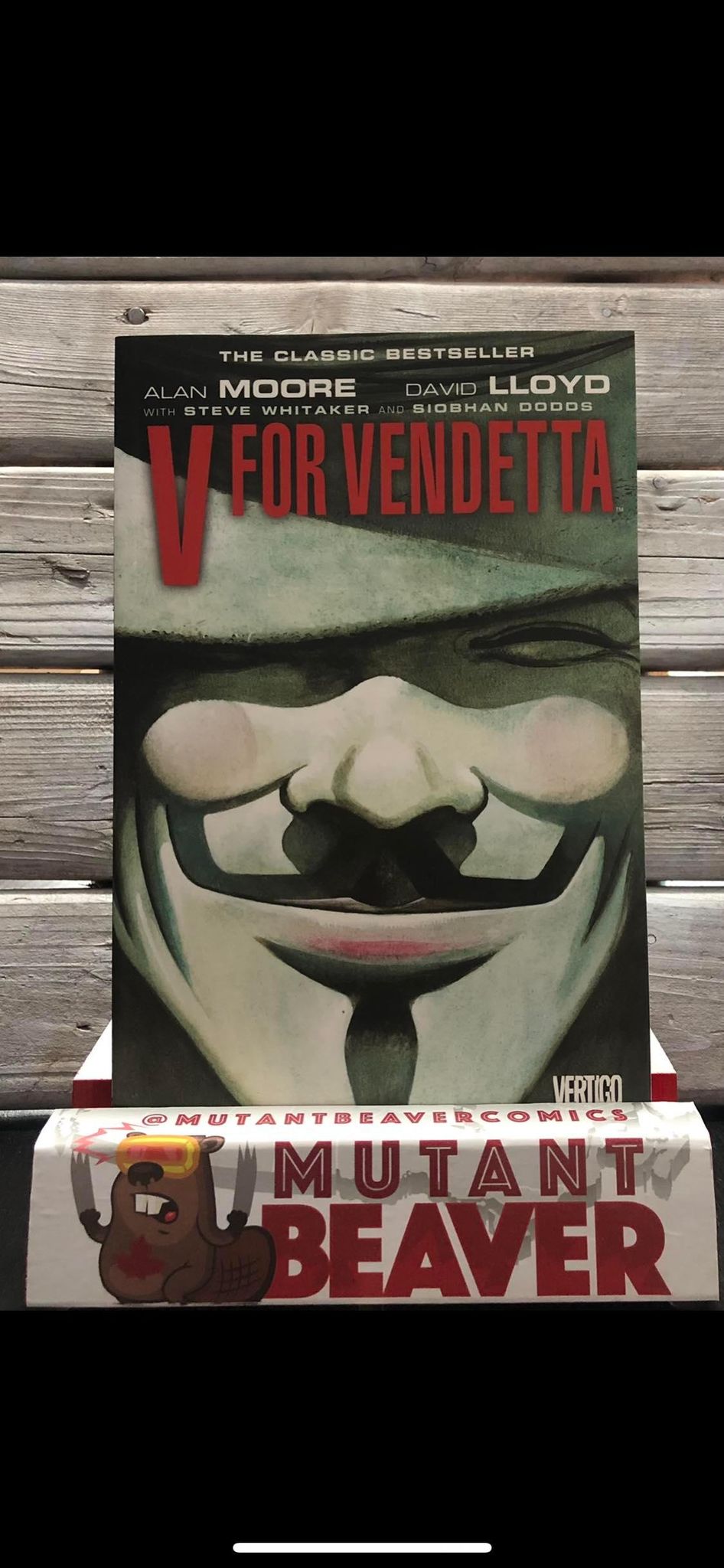 Mutated Beaver V For Vendetta Book Cover