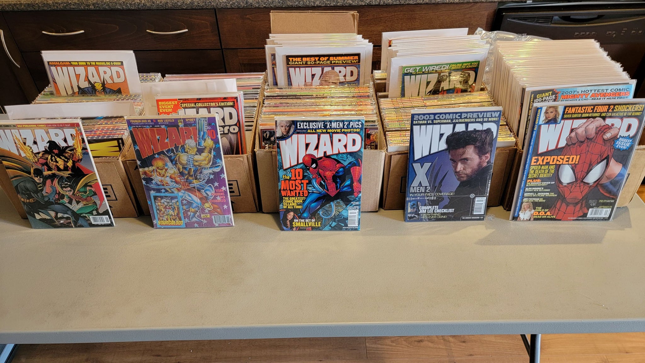 Wizard World store Magazine 45 issue lot!