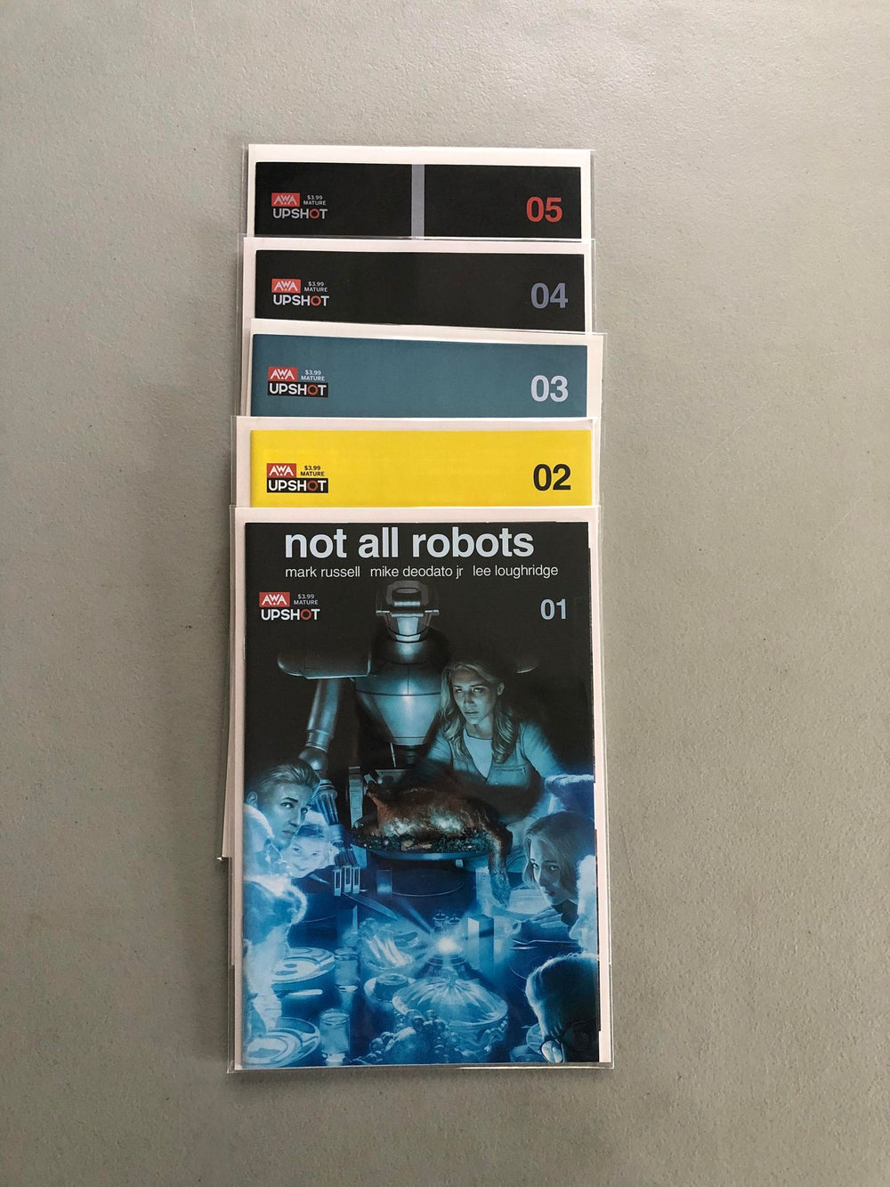 NOT ALL ROBOTS #1-5 COMPLETE SET!