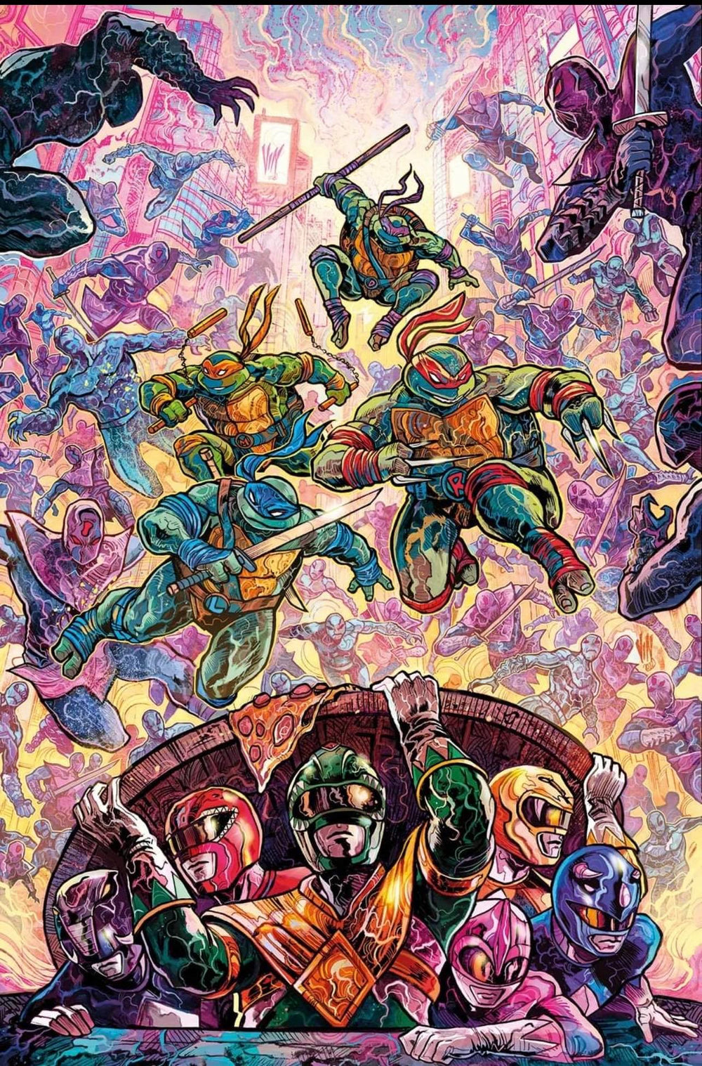 MMPR/TMNT #1 Riccardi Exclusive! (Ltd to 250 Copies with COA)