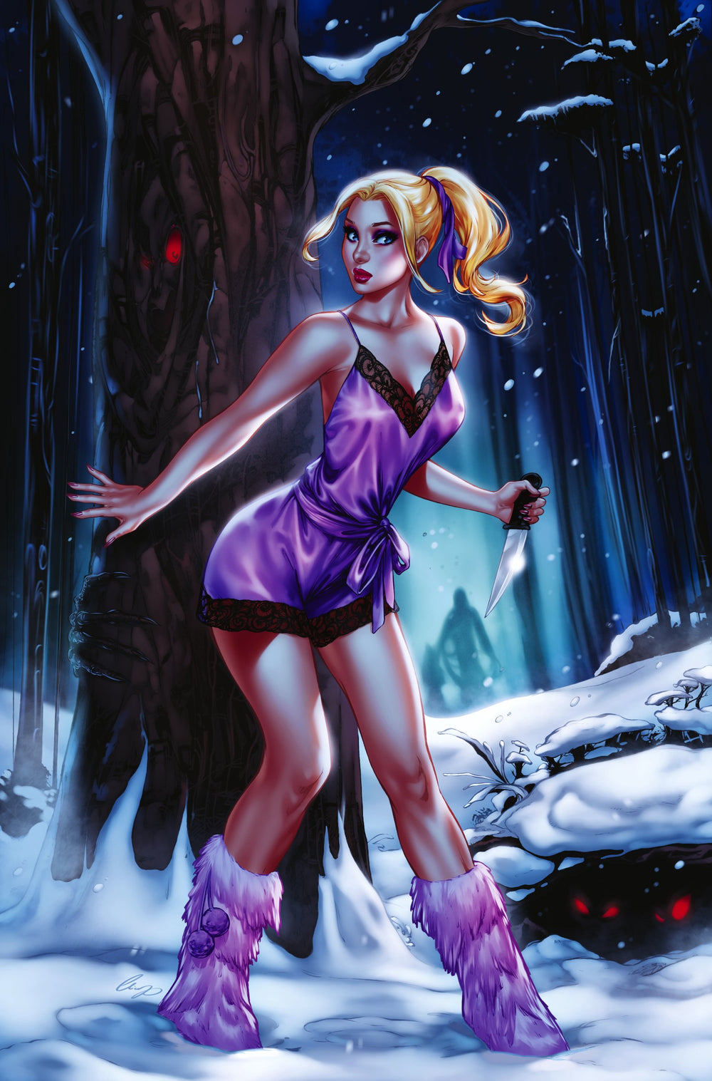 BETTY THE FINAL GIRL #1 Elias Chazoudis VIRGIN Exclusive! (Ltd to ONLY 200 with COA!)