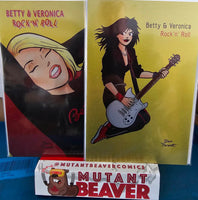 
              BETTY and VERONICA Friends Forever Rock and Roll #1 Dan Parent Exclusive METAL SET! (Ltd to ONLY 25 Metal SETS made ~ with COA!) ***2 Sets IN STOCK Now!***
            