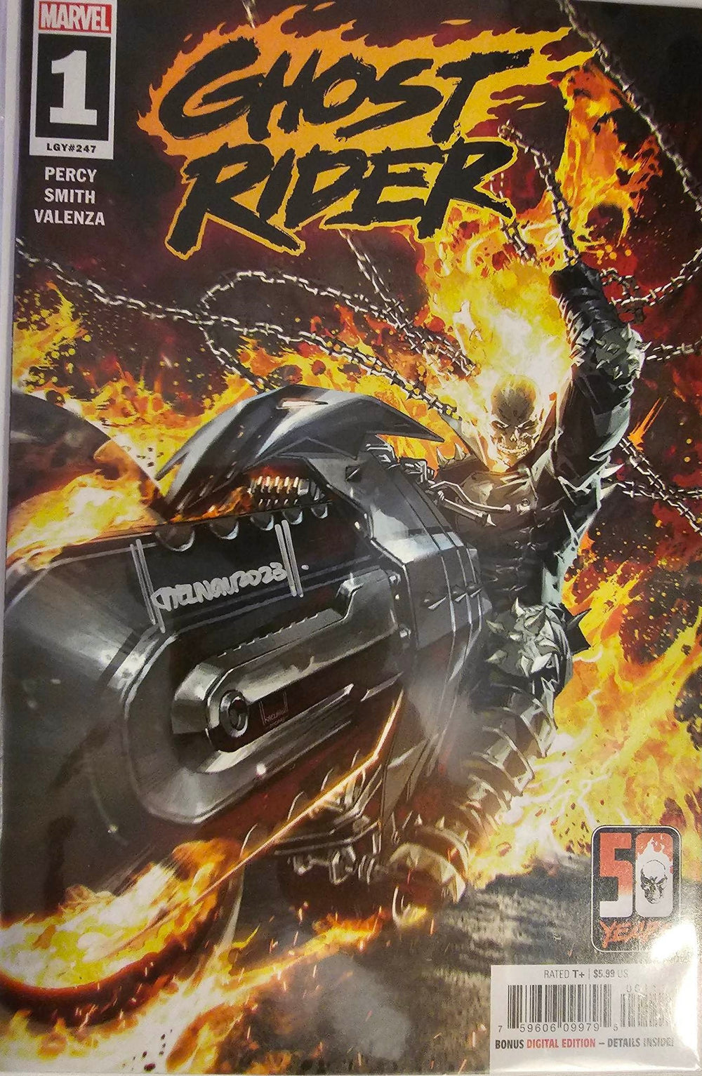 GHOST RIDER #1 Cover A (1st Print) Signed by KAEL NGU with COA! ***ONLY 1 COPY LEFT!***