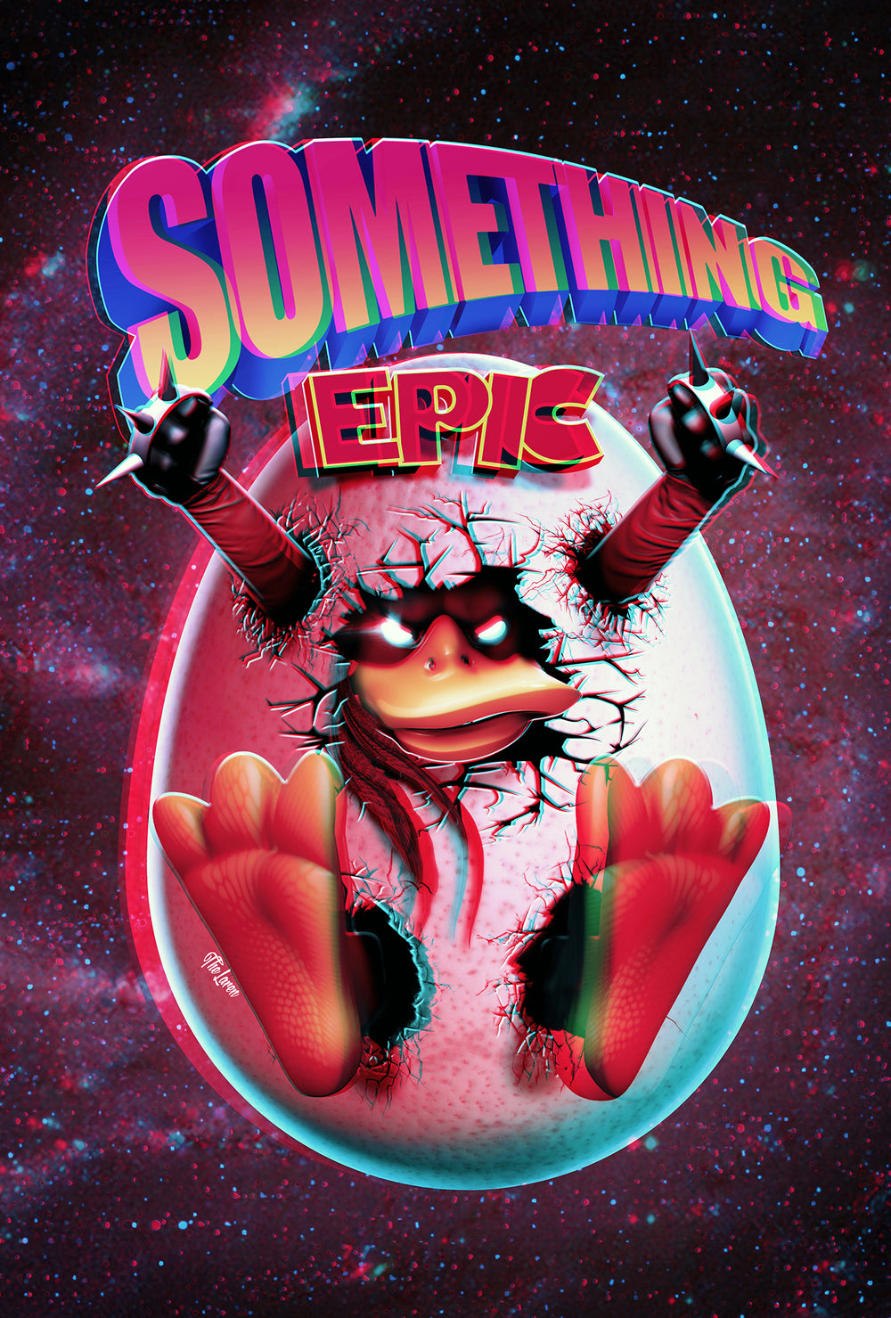 SOMETHING EPIC #1 Hal Laren 3D Exclusive - includes FREE 3D Glasses! (Ltd to ONLY 250)