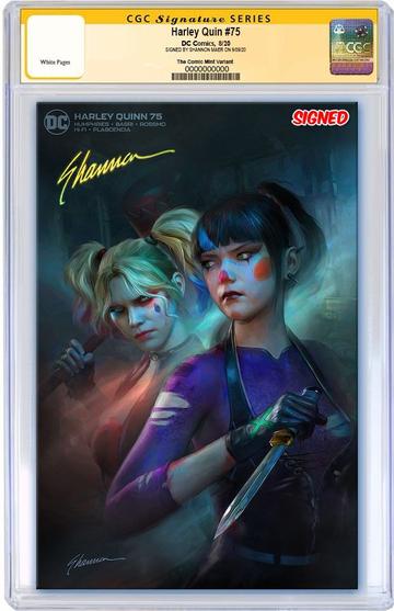 HARLEY QUINN #75 Shannon Maer Exclusive CGC 9.8 SS (Signed by Maer) - Mutant Beaver Comics