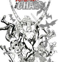 RED SONJA AGE OF CHAOS #2 1:35 JONATHAN LAU B&W RATIO - Mutant Beaver Comics