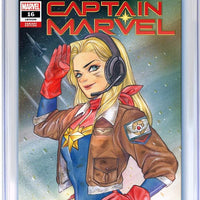 CAPTAIN MARVEL #16 (#150 Legacy) Peach Momoko Exclusive! - Mutant Beaver Comics