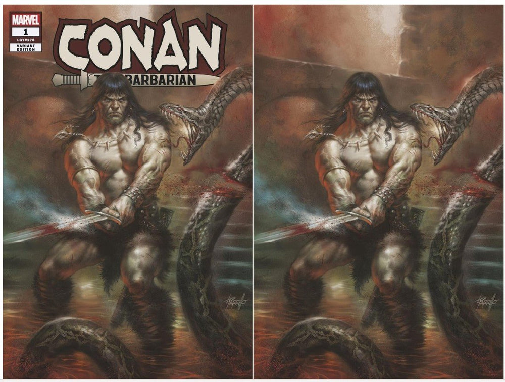 CONAN #1 Lucio Parrillo Exclusive SET (Trade + Virgin) ***Only 1000 Sets*** - Mutant Beaver Comics