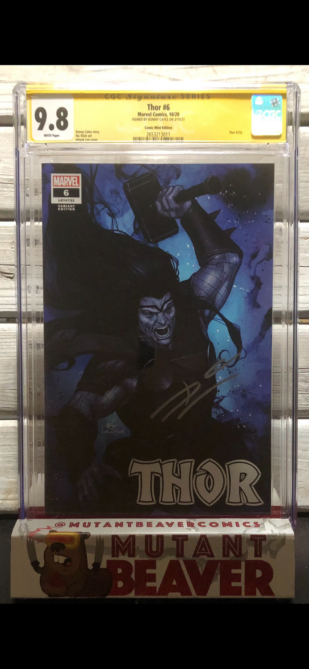 CGC 9.8 (Donny Cates) SS THOR #6 Inhyuk Lee TRADE DRESS EXCLUSIVE