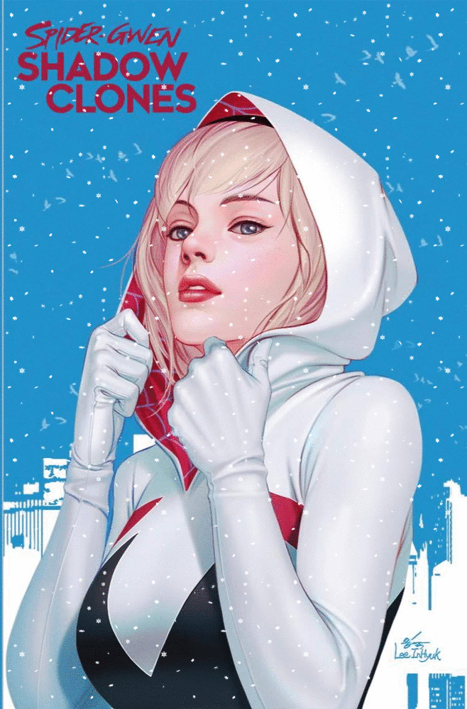 SPIDER-GWEN: SHADOW CLONES #1 Inhyuk Lee HAPPY HOLIDAYS Exclusive! (Ltd to ONLY 800 Copies with Numbered COA)