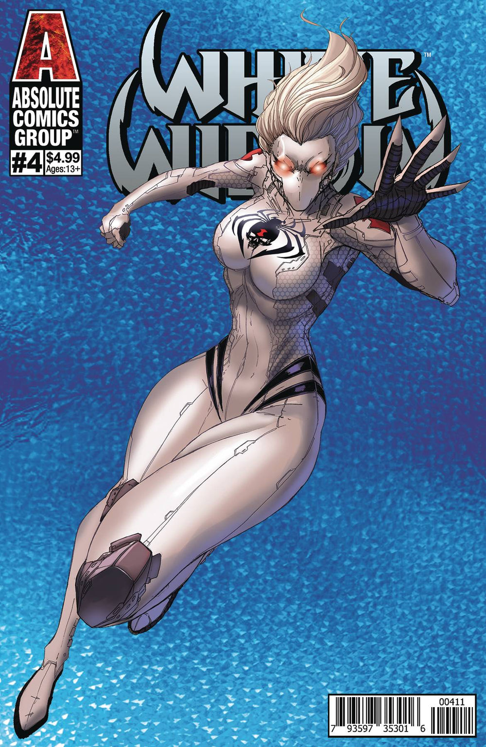 Pre-Order: WHITE WIDOW #4 CVR A TYNDAL HOLOGRAPHIC - Mutant Beaver Comics