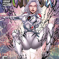 Pre-Order: WHITE WIDOW #5 CVR B MYCHAELS SILVER HOLOGRAPHIC FOIL LOGO - Mutant Beaver Comics