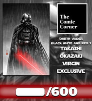 
              DARTH VADER: Black White & Red #1 Takashi Okazaki Exclusive! (Ltd to ONLY 600 Sets)
            