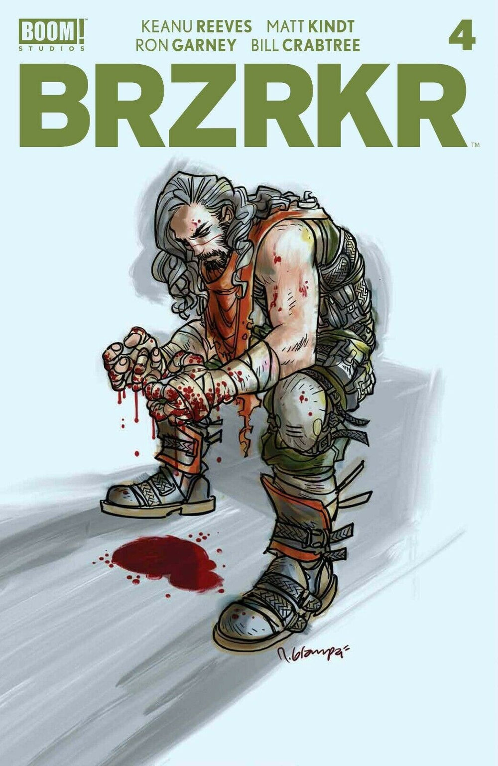 BRZRKR # 4 Cover A