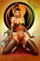 
              Pre-Order: LEIA JEDI COSPLAY Jamie Tyndall VIRGIN Exclusive! (06/30/23) Printed on DEATHRAGE #1
            